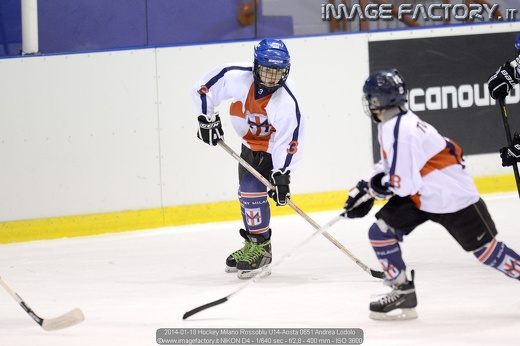 2014-01-18 Hockey Milano Rossoblu U14-Aosta 0651 Andrea Lodolo
